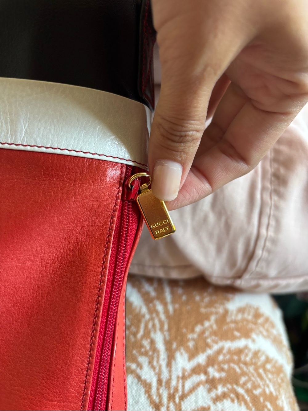 Vintage Rare Gucci leather bag - Picture 4 of 12